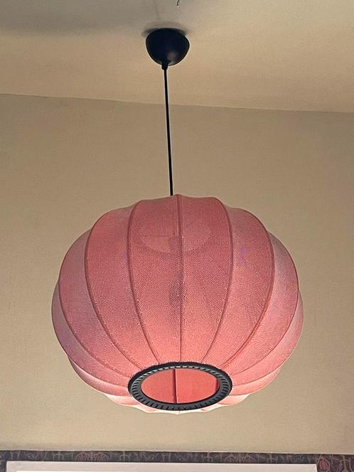 Knit-Wit 45 Round Hanglamp Coral - Made By Hand, Huis en Inrichting, Lampen | Hanglampen, Zo goed als nieuw, Minder dan 50 cm