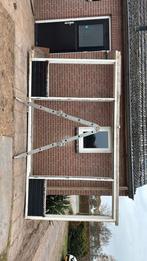 Tuindeuren openslaande deuren Met kozijn, Doe-het-zelf en Verbouw, Kozijnen en Schuifpuien, Ophalen of Verzenden, Hout, Deurkozijn