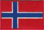 Noorwegen vlag stoffen opstrijk patch embleem #1, Nieuw, Verzenden