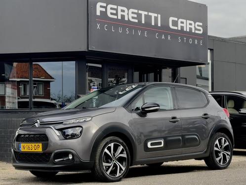 Citroën C3 1.2 AUT6 PURE TECH SHINE LEDER NAVI CAMERA APPLE, Auto's, Citroën, Te koop, C3, ABS, Achteruitrijcamera, Airbags, Airconditioning