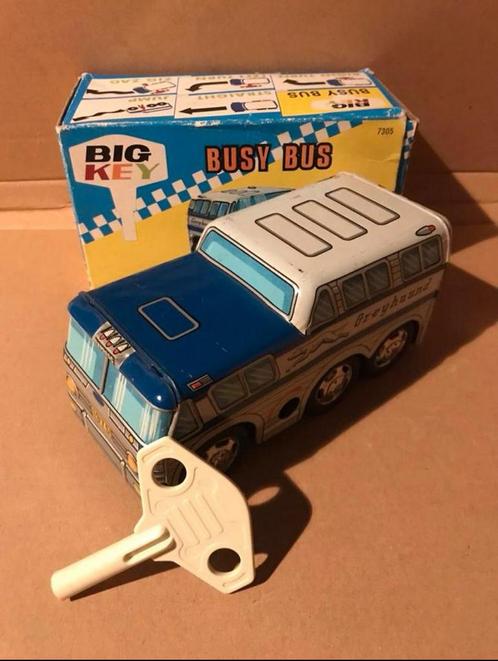 Asahi Toys Japan Busy Bus Greyhound, Verzamelen, Speelgoed, Gebruikt, Ophalen of Verzenden