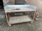 Metalen werkbank,  oppotbalie, Ophalen of Verzenden, Zo goed als nieuw