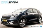 Kia Niro 1.6 GDi Hybrid First Edition | Carplay | Navi | Cru, Auto's, 12 maanden, Euro 6, Blauw, Leder en Stof