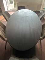 Eettafel ovaal zwart 200cm, Huis en Inrichting, Ophalen, Gebruikt, 100 tot 150 cm, 200 cm of meer