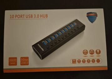 USB HUB 10 poorten met voeding beschikbaar voor biedingen