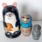 Baboesjka Matroesjka katten-matroesjka met muis, Verzamelen, Poppetjes en Figuurtjes, Ophalen of Verzenden, Nieuw