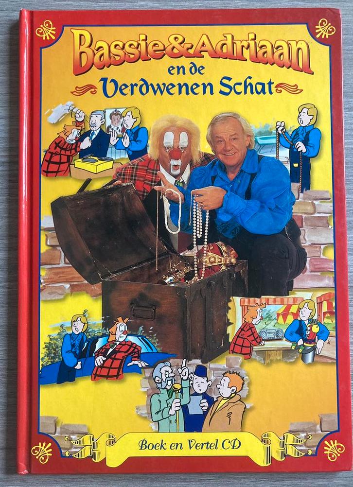 Bassie en Adriaan en de verdwenen schat + Audio, Boeken, Prentenboeken en Plaatjesalbums, Gelezen, Ophalen of Verzenden
