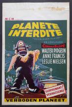 FORBIDDEN PLANET - vintage (1956) Belgische filmposter, Verzamelen, Ophalen of Verzenden, Gebruikt, Film, Poster