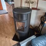 Pelletkachel met onderplaat, pijp, afstandsbediening, Ophalen of Verzenden, Zo goed als nieuw, Pelletkachel, Vrijstaand