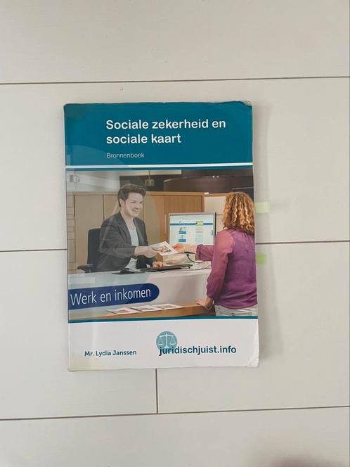 Lydia Janssen - Sociale zekerheid en sociale kaart, Boeken, Schoolboeken, Gelezen, Nederlands, Overige niveaus, Ophalen of Verzenden