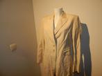 Pauw Amsterdam lange jas jasje deels zijde creme beige 4/42, Verzenden, Beige, Maat 42/44 (L), Pauw