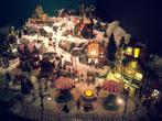 Compleet kerstdorp (veel Lemax) incl. skilift, Diversen, Kerst, Ophalen, Gebruikt