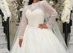 Trouwjurk bruidsjurk gelinlik jurk ballroom, Ophalen of Verzenden, Wit, Zo goed als nieuw, Trouwjurk