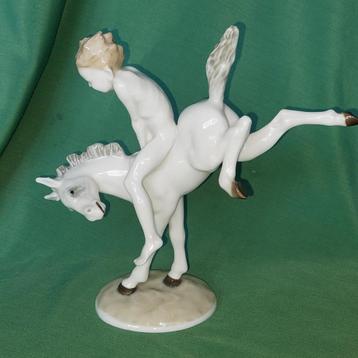 Zeldzame porseleinen Hutschenreuther beeldje Karl Tutter beschikbaar voor biedingen