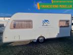KNAUS AZUR 500 MOVER + ENKELE BEDDEN + VOORTENT + LUIFEL, Caravans en Kamperen, Rondzit, Mover, 7 tot 8 meter, Bedrijf