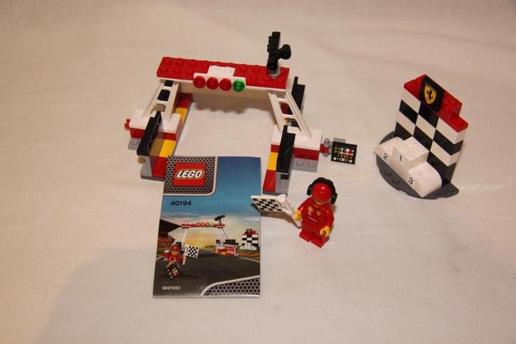 Lego/shell set start-finish portaal race circuit set 40194, Kinderen en Baby's, Speelgoed | Duplo en Lego, Zo goed als nieuw, Lego