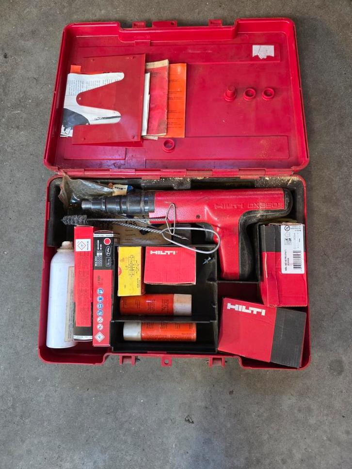 Hilti DX 350 Spijkerpistool - Inclusief Koffer, Doe-het-zelf en Verbouw, Gereedschap | Overige machines, Ophalen of Verzenden