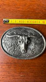 Buckle riemgesp skull zware kwaliteit incl verzenden, Kleding | Heren, Losse buckle of gesp, Overige kleuren, Minder dan 95 cm