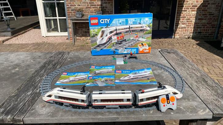 LEGO City 60051 Hogesnelheidstrein – compleet en werkend, Kinderen en Baby's, Speelgoed | Duplo en Lego, Zo goed als nieuw, Lego