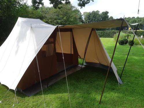 De Waard Zilvermeeuw met 2x zij- 1x zonluifel, Gordijn., Caravans en Kamperen, Tenten, Ophalen of Verzenden