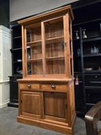 Super leuke smalle vitrinekast | servieskast | buffetkast, Huis en Inrichting, Gebruikt, 100 tot 150 cm, 200 cm of meer, Niet te achterhalen