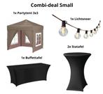 Huren Combi-deal Small | Partytent, statafel, buffettafel, Ophalen, Nieuw, Overige