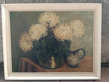 Paul van Werch (1909-1985) - Stilleven met Chrysanten  beschikbaar voor biedingen