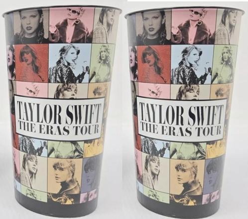 Taylor Swift - "The Eras Tour" 2x Frisdrankbeker MADE IN USA, Verzamelen, Muziek, Artiesten en Beroemdheden, Nieuw, Foto of Kaart