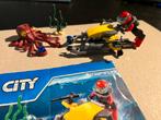 Lego City diepzee duik scooter 60090, Ophalen of Verzenden, Zo goed als nieuw, Complete set, Lego