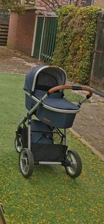 Te koop mutsy traveller blauw kinderwagen wandelwagen, Ophalen, Mutsy, Met reiswieg