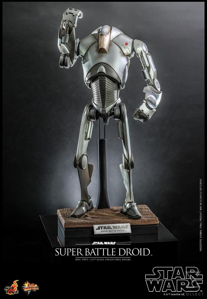 Hot Toys Star Wars Super Battle Droid  MMS682, Verzamelen, Star Wars, Zo goed als nieuw, Actiefiguurtje, Ophalen of Verzenden