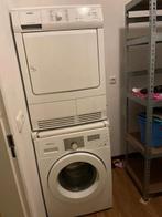 WAS-DROOG COMBINATIE IN GOEDE STAAT SAMSUNG/AEG, 6 tot 8 kg, Ophalen, Gebruikt, 85 tot 90 cm