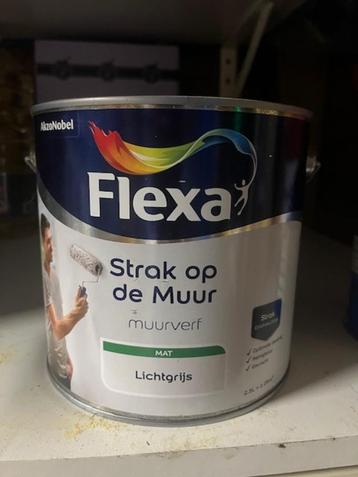 Flexa muurverf lichtgrijs beschikbaar voor biedingen