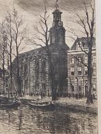 Ets dingemans gracht Amsterdam, Antiek en Kunst, Ophalen of Verzenden