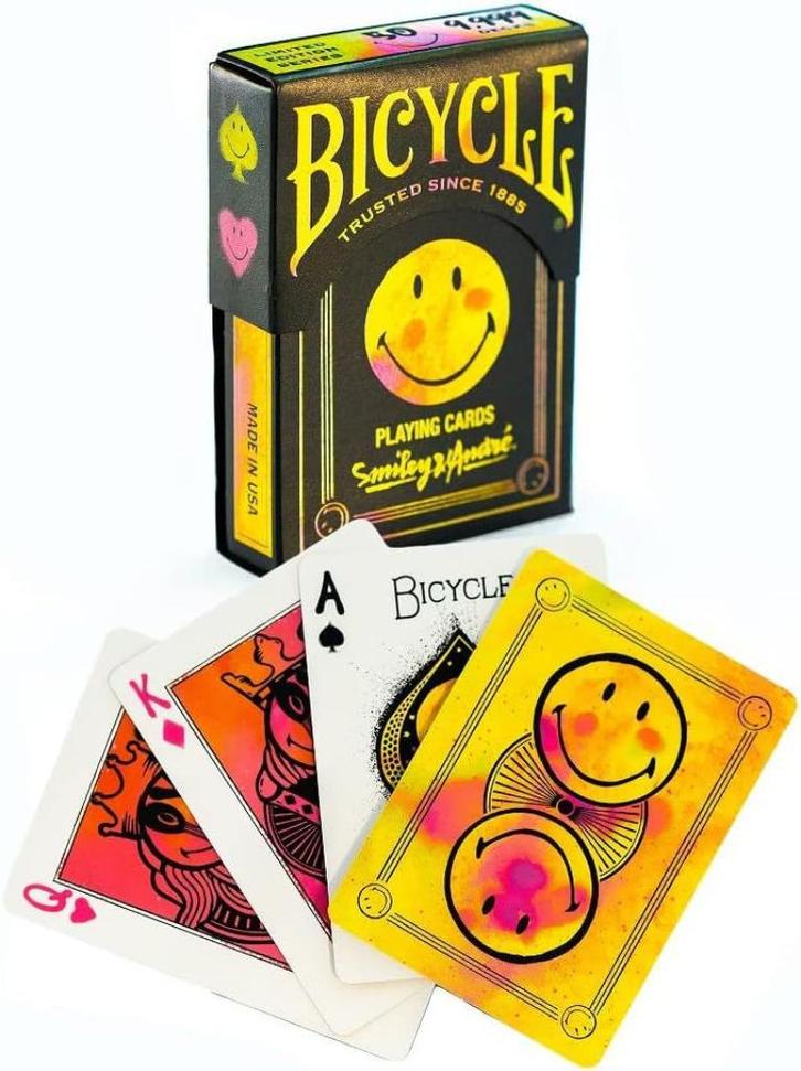 Bicycle Smiley Limited Edition deck, Verzamelen, Speelkaarten, Jokers en Kwartetten, Nieuw, Speelkaart(en), Ophalen of Verzenden