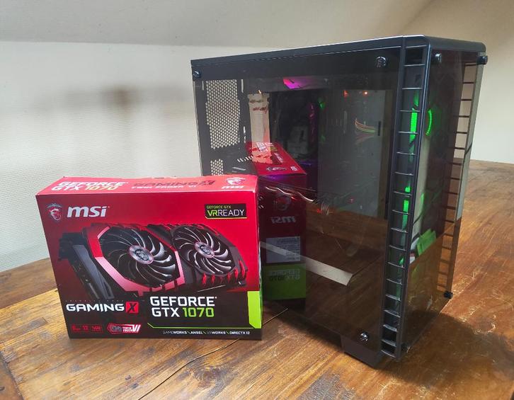 Gaming PC – i5 7600K | GTX 1070 | 16GB | RGB | Windows 11, Computers en Software, Desktop Pc's, Gebruikt, 3 tot 4 Ghz, SSD, 16 GB