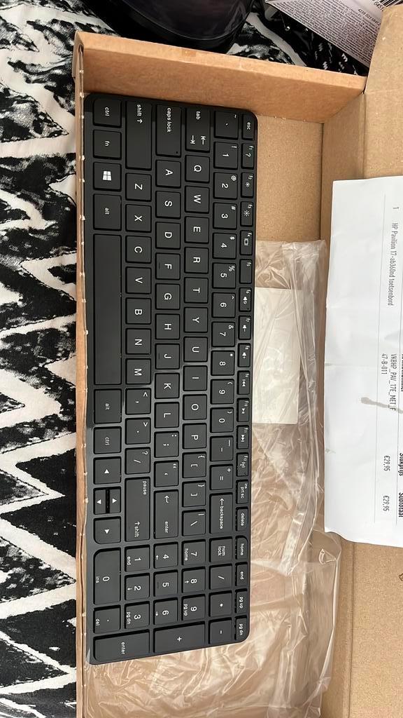 Toetsenbord (vervanging) voor HP laptop pavilion 17-ab360nd, Computers en Software, Toetsenborden, Nieuw, Qwerty, Bedraad, Ophalen of Verzenden