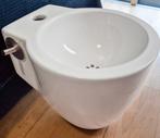 Clou Flush 6 fonteintje keramiek, Ophalen of Verzenden, Zo goed als nieuw, Steen, Toilet