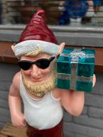 Grappige Kerst Tuinkabouter met Cadeau, Ophalen, Gebruikt, ., .