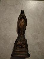 Antiek Messing Maria Beeldje - 20cm, Antiek en Kunst, Ophalen of Verzenden