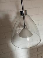 Mooie glazen hanglamp, Ophalen, Gebruikt, Glas, 50 tot 75 cm