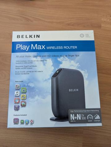Belkin Play Max Wireless Router beschikbaar voor biedingen