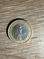 Zeldzame 1 euro munt leonardo da vinci 2002, Postzegels en Munten, Ophalen of Verzenden, Italië, 2 euro