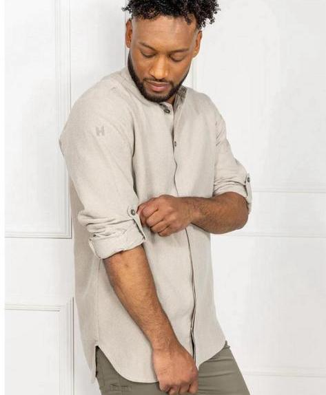 Le niveau Chef KOKSBUIS CHAVI FLAX GREY, Kleding | Heren, Overige Herenkleding, Zo goed als nieuw, Ophalen of Verzenden