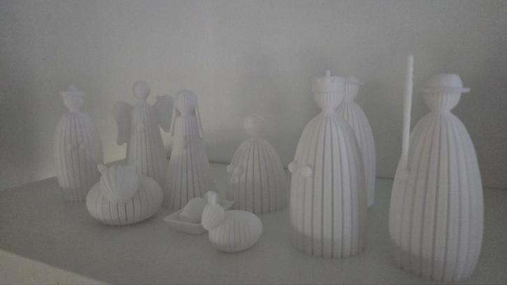 Kerst stal decoratie figuren, Diversen, Kerst, Nieuw, Ophalen of Verzenden