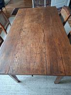 Eetkamertafel met 4 stoelen.Buitenkans!!, Ophalen, Gebruikt, 50 tot 100 cm, 150 tot 200 cm