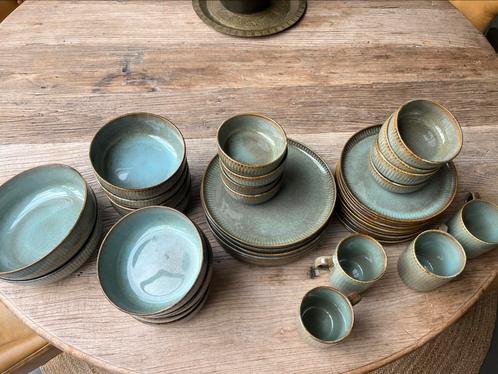 8 delig Servies Leen Bakker Camille, Huis en Inrichting, Keuken | Servies, Zo goed als nieuw, Bord(en), Overige stijlen, Ophalen