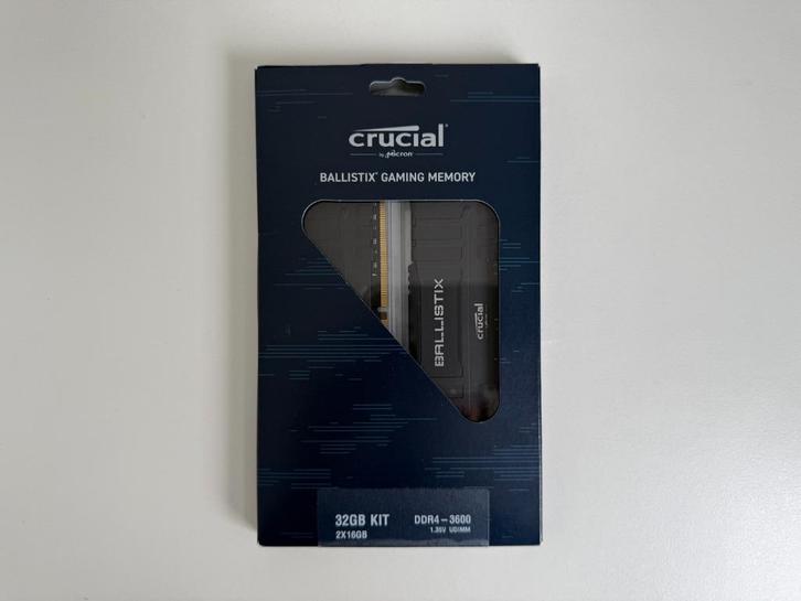 DDR4 Crucial Ballistix BL2K16G36C16U4B, True latency 8,89ns!, Computers en Software, RAM geheugen, Nieuw, Desktop, 32 GB, DDR4