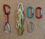 Klimset: Quickdraws, Karabiners - Wild Country, Edelrid, Kon, Sport en Fitness, Ophalen of Verzenden, Gebruikt, Overige typen
