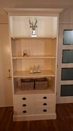 Prachtige witte brocante kast., Ophalen, Gebruikt